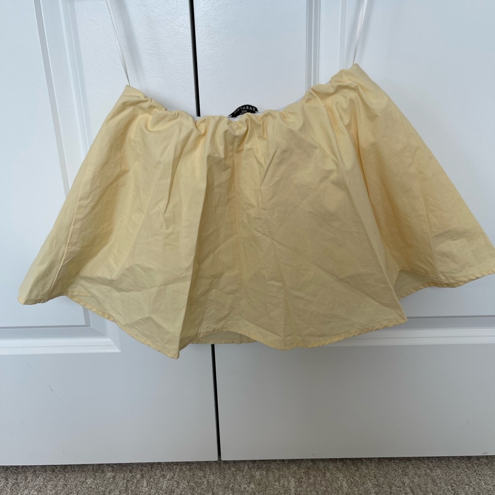 Aritzia tube top- yellow